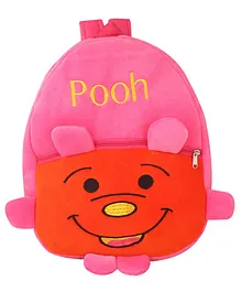 SS Impex Pooh Plush School Bag Multicolour - 14.5 Inches