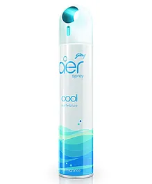 Godrej Aer Room and Bathroom Freshener Spray Cool Surf Blue- 270 ml