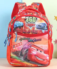 Disney Pixar Cars Kids Printed School Bag Red  14 Inches