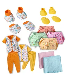 baby wish Infant Gift Set Printed - Multicolour