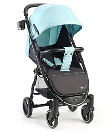 Babyhug Imperial Stroller With Foot Cover And Mosquito Net - Green