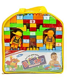 SHK Digitrade Building Block Set My Happy House Home Building Blocks Multicolor - 86 Pieces
