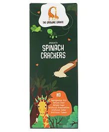 The Growing Giraffe Spinach Amaranth Crackers Pack of 2 - 100 gm Each