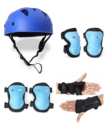 Pine kids Protective Gear Set - Blue (Color May Vary)
