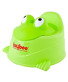 BAYBEE Pepefrog Premium Baby Potty Training Chair With Covering Lid - Green