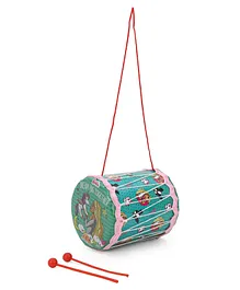 Toyzone Dholak Toy  - Multicolor (Stick Color May Vary)