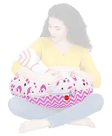 Vparents Galaxy Multipurpose Baby Feeding Nursing Cum Maternity Pillow  - Pink