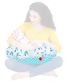 Vparents Galaxy Multipurpose Baby Feeding Nursing Cum Maternity Pillow  - Blue