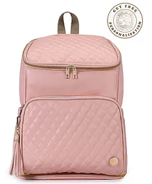 Baby Jalebi Backpack Style Diaper Bag - Pink