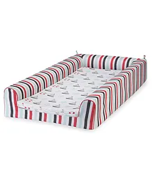 Baby Jalebi Certified Organic Cotton Baby Changing Station Striped - Multicolor