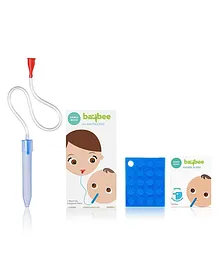 BAYBEE Nose Cleaner Nasal Aspirator with Replacement Filters - Blue