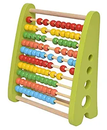 Webby Wooden Educational Learning Shelf Abacus - Multicolor