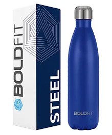 BOLDFIT Stainless Steel Water Bottle Made For Keeping Water & Beverages Hot Or Cold Blue - 500ml