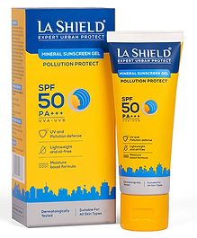 La Shield Pollution Protect Mineral Sunscreen Gel SPF 50 - 50 gm