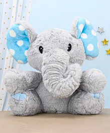 Mirada Elephant Soft Toy Blue- Height 25 cm
