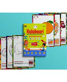 Varoh Games Kalakaari Creativity Sheets Set of 3 Themes - 16 Sheets