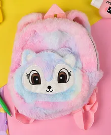 Poplins Fur Multicolor Backpack for Kids- 9.8 Inches