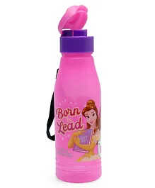 Disney Princess Sipper Flip Open Water Bottle Pink - 600 ml