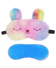 Jenna Fur Bunny Multi Cute Sleeping Eye Mask With cooling Gel