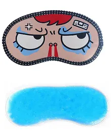 Jenna Super Angry Printed Sleeping Eye Mask With Cooling Gel