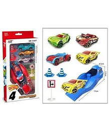 PLUSPOINT Die Cast Toy Cars With Launcher Car Launcher - Multicolour