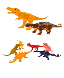 Pluspoint Dinosaur Figure Toys Set of 8 - Multicolour