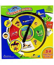 PLUSPOINT Exclusive Yoga Spinner Exercise Physical Activity Game Yoga Game for Kids Age 5 and Up  All Ages Yoga Loving Parents and Their Kids Yoga Game
