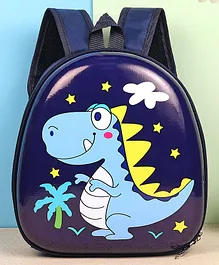 Polo Class Dinosaur Printed Backpack Dark Blue - 12 Inches