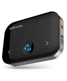 Portronics Auto 14 2-in-1 Bluetooth Transmitter & Receiver Adaptor - Black