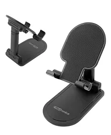 Portronics Mobot One POR-1170 Adjustable & Foldable Mobile Cell Phone Stand - Black