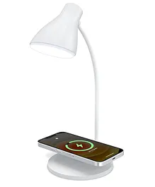 Portonics Brillo 3 Lamp With Wireless Charger - White