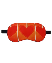 Jenna Print Cute 3 Heart Red Sleeping Eye Shade Mask Cover
