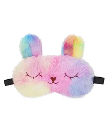 Jenna Fur Bunny Multi Cute Sleeping Eye Mask
