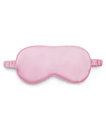 Jenna Silk Plain Sleeping Eye Mask -  Baby Pink