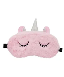Jenna Unicorn Fur Sleeping Eye Mask - Pink