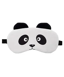 Jenna Velvet Panda Sleeping Eye Mask - White