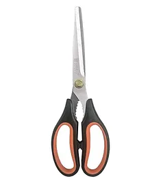 Ritco Premium Light Weight Long Stainless Steel Scissors With Bass Rivet Rugged Quality For Cutting- Multicolor