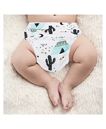 Baby Moo Desert Camp Reusable Cloth Training Pants Clothing Accessory Diaper Panty - Multicolour