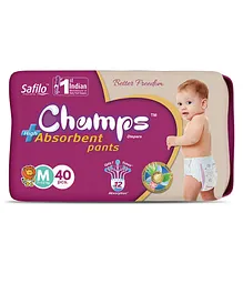 Champs High Absorbent Diaper Pants Medium- 40 Pieces