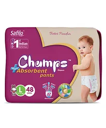 Champs Baby Diapers - 48  pieces