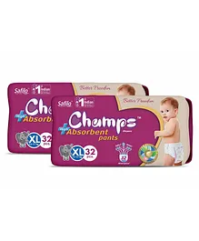 Champs High Absorbent Pant Style Diaper X-Large  - 64  Pieces