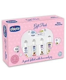 Chicco Baby Caring Set Pink Pack of 7 - 150 ml 250 gm
