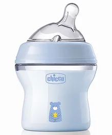 Chicco Natural Feeling Feeding Bottle with Slow Flow Nipple Blue - 150ml
