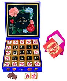 Expelite Mothers day Greetings and Chocolate Combo Gifts from Kids - 25 Pc