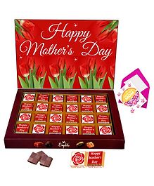 Expelite Mothers day Chocolates & Greeting Card Combo Gifts  for Mom - 24 pc