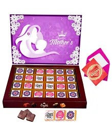 Expelite Mothers day Greeting card and Chocolate Gift box for Grandma 24pc