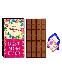 Mothers day Gifts from Daughter Special Greetings and Chocolate Combo - 100 g