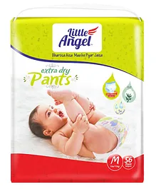 Little Angel Pant Style Extra Dry Medium Diapers - 56 Pieces