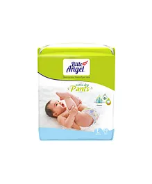 Little Angel Pant Style Extra Dry Large Diapers - 64 Pieces