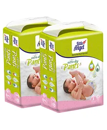 Little Angel Pant Style Extra Dry Small Diapers Pack of 2 - 60 Pieces Each